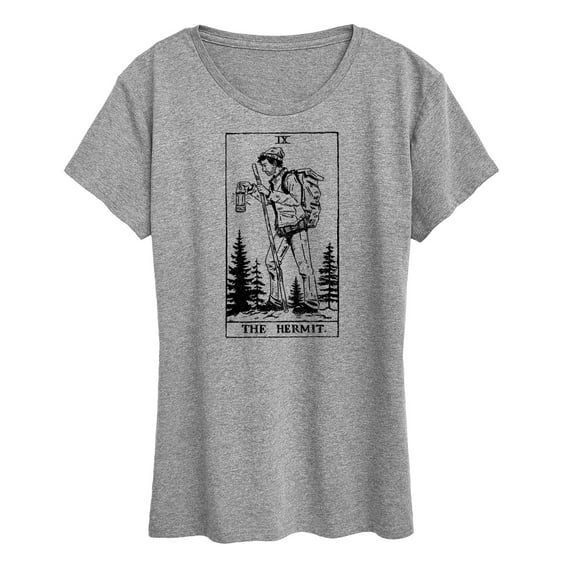 Instant Message - The Hermit Hiker  - Women's Short Sleeve Graphic T-Shirt