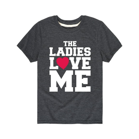 Instant Message - The Ladies Love Me  - Valentine Love Youth Short Sleeve Tee