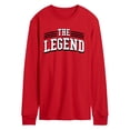 thumbnail image 1 of Instant Message - The Legend - Men's Long Sleeve Graphic T-Shirt, 1 of 4