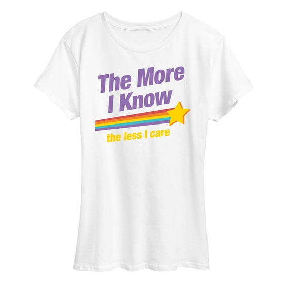 Instant Message - The More I Know - Women's Short Sleeve Graphic T-Shirt
