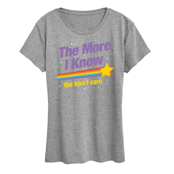 Instant Message - The More I Know - Women's Short Sleeve Graphic T-Shirt