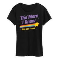 Instant Message - The More I Know - Women's Short Sleeve Graphic T-Shirt