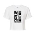 thumbnail image 1 of Instant Message - The Patriarchy Tower Tarot - Cropped Tee, 1 of 5