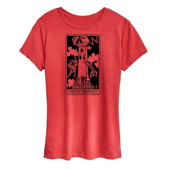 Instant Message - The Patriarchy Tower Tarot - Women'S Short Sleeve Graphic T-Shirt