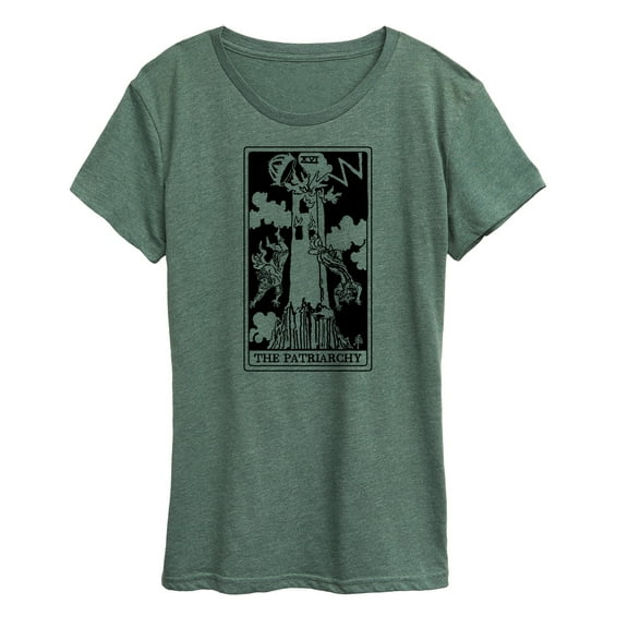 Instant Message - The Patriarchy Tower Tarot - Women'S Short Sleeve Graphic T-Shirt