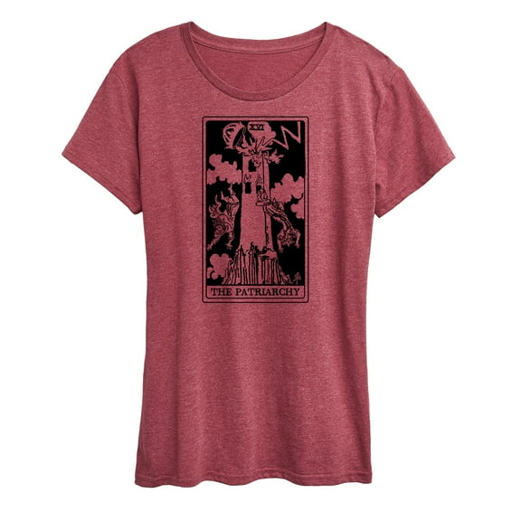 Instant Message - The Patriarchy Tower Tarot - Women'S Short Sleeve Graphic T-Shirt