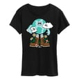thumbnail image 1 of Instant Message - The Planet Is Your Friend - Women's Short Sleeve Graphic T-Shirt, 1 of 5