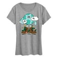 thumbnail image 1 of Instant Message - The Planet Is Your Friend - Women's Short Sleeve Graphic T-Shirt, 1 of 5