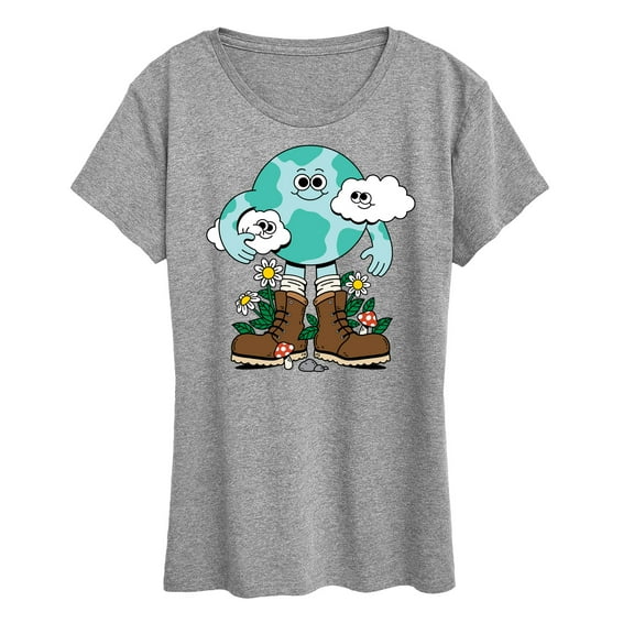 Instant Message - The Planet Is Your Friend - Women's Short Sleeve Graphic T-Shirt