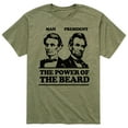 thumbnail image 1 of Instant Message - The Power Of The Beard - Men's Short Sleeve Graphic T-Shirt, 1 of 5
