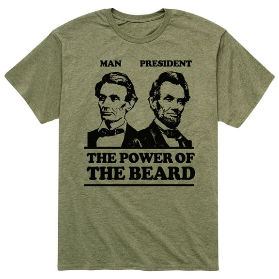 Instant Message - The Power Of The Beard - Men's Short Sleeve Graphic T-Shirt