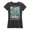 thumbnail image 1 of Instant Message - The Reader - Women's Short Sleeve Graphic T-Shirt, 1 of 5