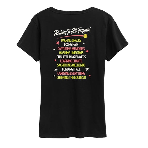 Instant Message - The Softball Mom Tour Short Sleeve Graphic T-Shirt