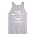 thumbnail image 1 of Instant Message - The Uncle Code - Men's Jersey Tank, 1 of 5