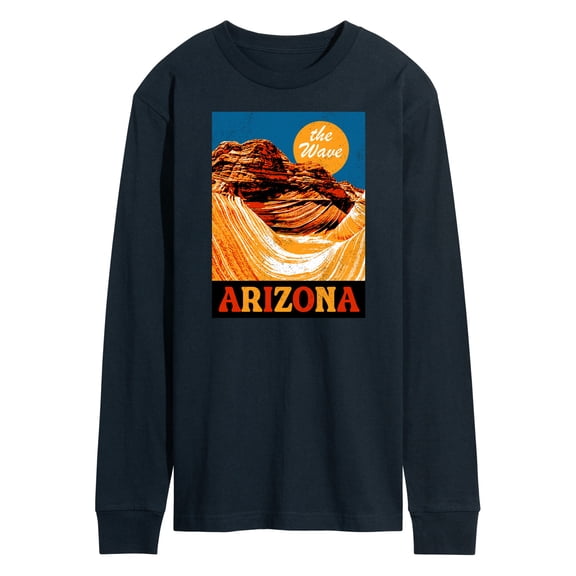 Instant Message - The Wave Arizona - Men's Long Sleeve T-Shirt