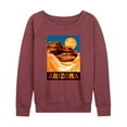 thumbnail image 1 of Instant Message - The Wave Arizona - Women's Lightweight French Terry Long Sleeve Shirt, 1 of 6
