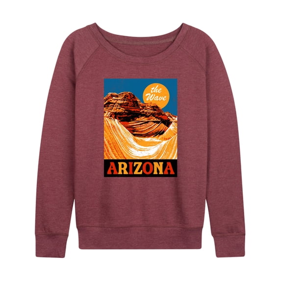 Instant Message - The Wave Arizona - Women's Lightweight French Terry Long Sleeve Shirt