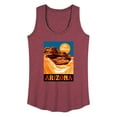 thumbnail image 1 of Instant Message - The Wave Arizona - Women's Racerback Tank Top, 1 of 6