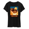 thumbnail image 1 of Instant Message - The Wave Arizona -Women's Short Sleeve Graphic T-Shirt, 1 of 6