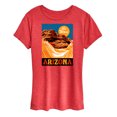 thumbnail image 1 of Instant Message - The Wave Arizona -Women's Short Sleeve Graphic T-Shirt, 1 of 6