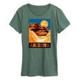 thumbnail image 1 of Instant Message - The Wave Arizona -Women's Short Sleeve Graphic T-Shirt, 1 of 6