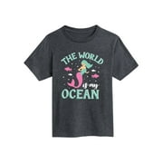 Instant Message - The World Mermaid-Youth Short Sleeve Tee