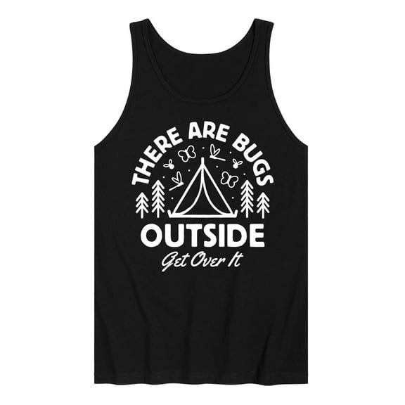 Instant Message - There Are Bugs Outside Get Over It - Men's Jersey Tank Top