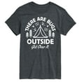 thumbnail image 1 of Instant Message - There Are Bugs Outside Get Over It - Men's Short Sleeve Graphic T-Shirt, 1 of 6