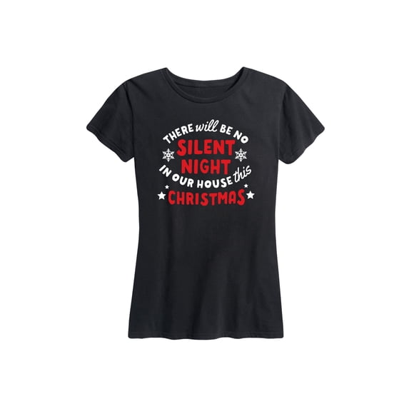 Instant Message - There Will Be No Silent Night - Women's Short Sleeve Graphic T-Shirt