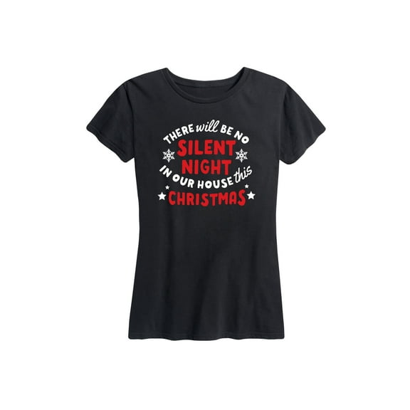 Instant Message - There Will Be No Silent Night - Women's Short Sleeve Graphic T-Shirt