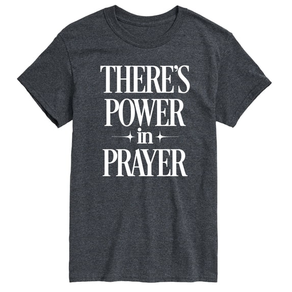 Instant Message - There's Power In Prayer - Men's Short Sleeve Graphic T-Shirt