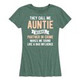 thumbnail image 1 of Instant Message - They Call Me Auntie - Women's Short Sleeve Graphic T-Shirt, 1 of 6