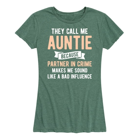 Instant Message - They Call Me Auntie - Women's Short Sleeve Graphic T-Shirt