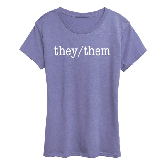 Instant Message - They Them Pronouns - Women's Short Sleeve Graphic T-Shirt