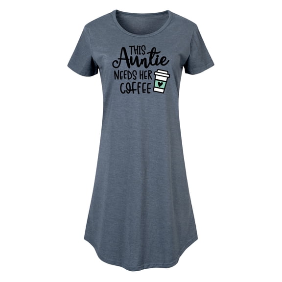Instant Message - This Auntie Needs Her Coffee  - Women's Any Way Dress