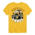 thumbnail image 1 of Instant Message - This Is How I Roll Tractor - Toddler & Youth Short Sleeve Graphic T-Shirt, 1 of 6