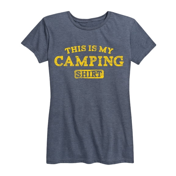 Instant Message - This Is My Camping Shirt - Women's Short Sleeve Graphic T-Shirt