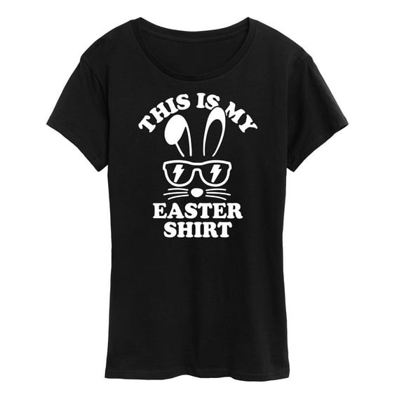 Instant Message - This Is My Easter Shirt - Women's Short Sleeve Graphic T-Shirt