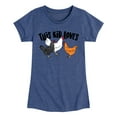 thumbnail image 1 of Instant Message - This Kid Loves Chickens - Toddler & Youth Girls Short Sleeve Graphic T-Shirt, 1 of 6