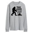 thumbnail image 1 of Instant Message - This Lawn Sasquatch - Men's Long Sleeve T-Shirt, 1 of 6