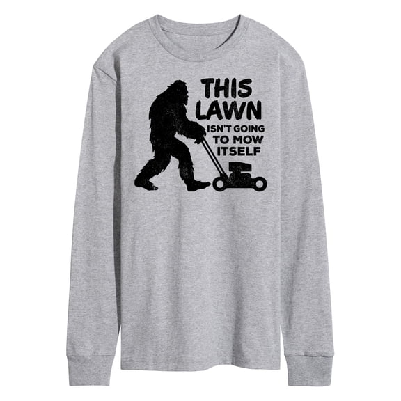 Instant Message - This Lawn Sasquatch - Men's Long Sleeve T-Shirt