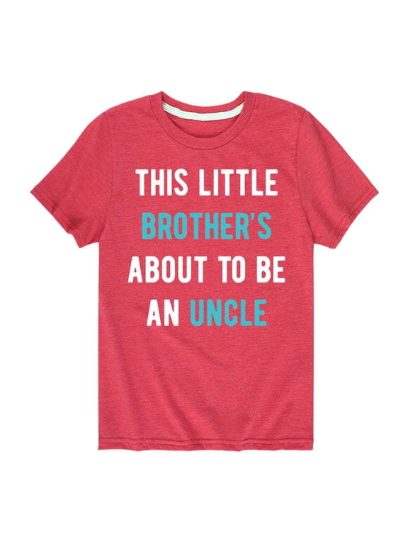 - This Little Brother's An Uncle Boys' Short Sleeve Graphic T-Shirt