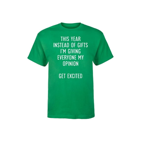 Instant Message - This Year Instead Of Gifts - Men's Short Sleeve Graphic T-Shirt