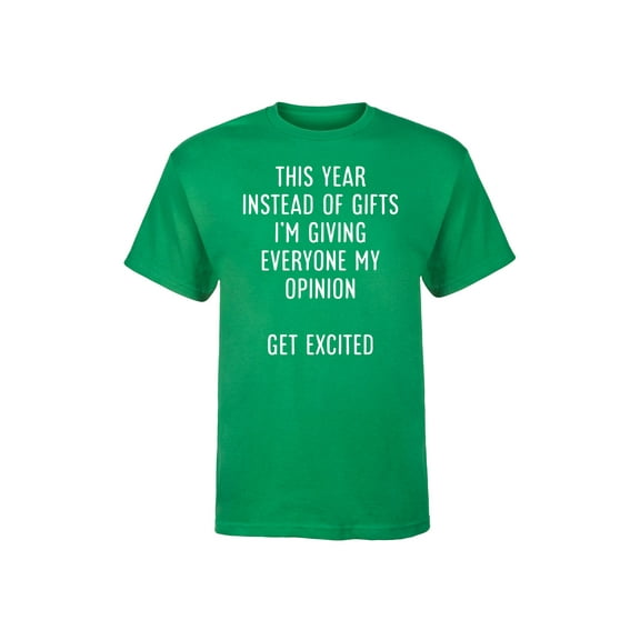 Instant Message - This Year Instead Of Gifts - Men's Short Sleeve Graphic T-Shirt
