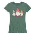 thumbnail image 1 of Instant Message - Three Gnomes  - Women's Short Sleeve Graphic T-Shirt, 1 of 5