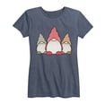 thumbnail image 1 of Instant Message - Three Gnomes - Women's Short Sleeve Graphic T-shirt, 1 of 5