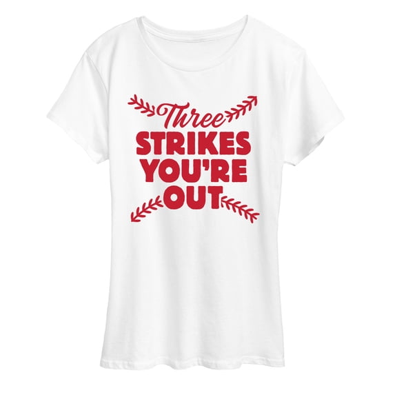 Instant Message - Three Strikes You're Out Short Sleeve Graphic T-Shirt