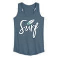 thumbnail image 1 of Instant Message - Surf Graphic Racerback Tank, 1 of 4