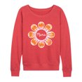 thumbnail image 1 of Instant Message - Tie Dye Flower Mama - Women's Lightweight French Terry Pullover, 1 of 6