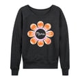 thumbnail image 1 of Instant Message - Tie Dye Flower Mama - Women's Lightweight French Terry Long Sleeve Shirt, 1 of 6